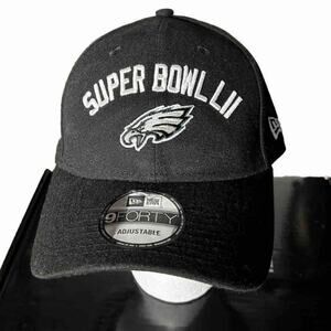 NWT Philadelphia Eagles Super Bowl LII New Era 9Forty Adjustable Hat Cap